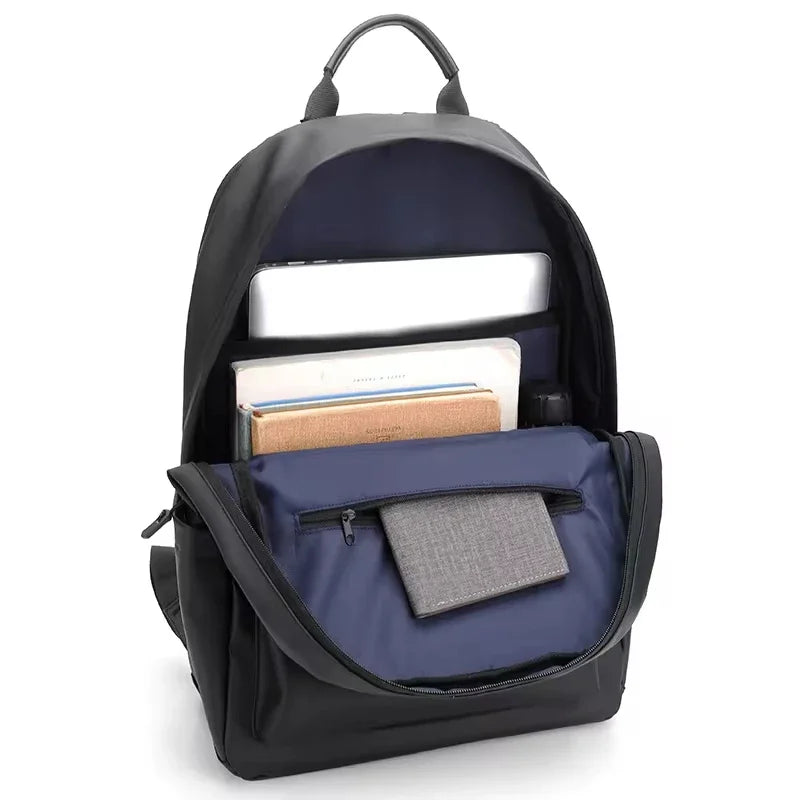 Stylish Men's Leather Backpack | Durable Laptop Bag for Teens
