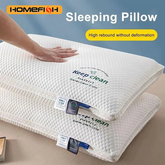 Almohada para dormir de protección cervical suave 3D de alta elasticidad | Envío gratis