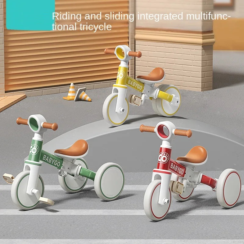 Multi-Function Walker Tricycle for Kids | Safe Balance Car Toy