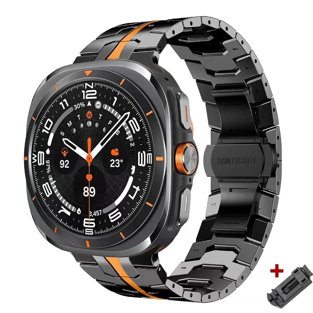 Luxury Titanium Band for Galaxy Watch Ultra 47mm | Metal Bracelet