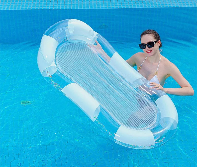 Minimalist Swim Ring Float | Stylish Pool Lounger for Relaxation