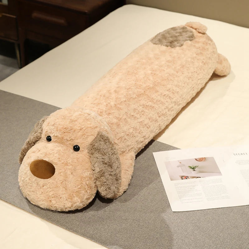 Cute Long-Haired Dog Plush Toy | Adorable Stuffed Animal Pillow