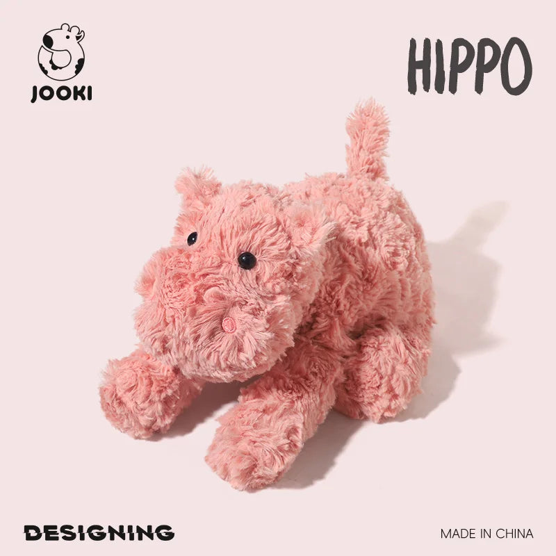 Pink Hippo Plush Toy – Cute Hippopotamus Stuffed Animal Sleep Pillow, Soft Plush Companion Home Decor, Birthday Gift for Kids, Girls & Boys