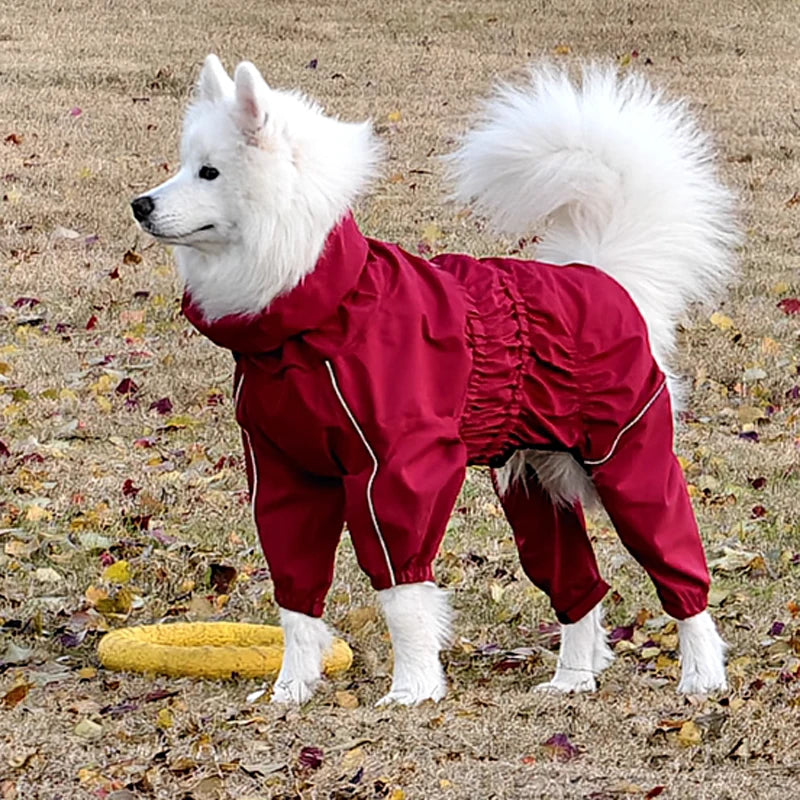 Waterproof Reflective Dog Raincoat | Adjustable Pet Jacket