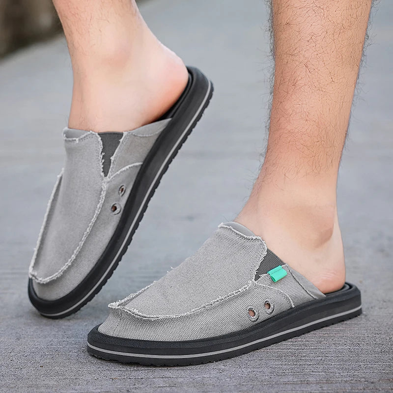 Men's Outdoor Summer Slippers | Breathable Slip-On Sandals