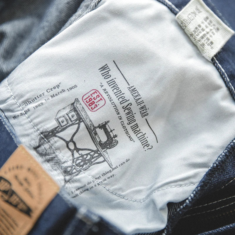 Men's Retro Wide Leg Denim Pants | Oversize Loose Fitting Style