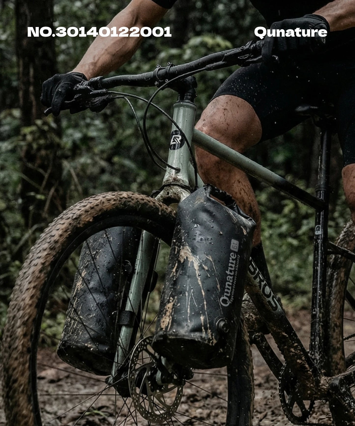 Heavy Duty Waterproof Compression Bike Bag | Quick Release Fork Pack