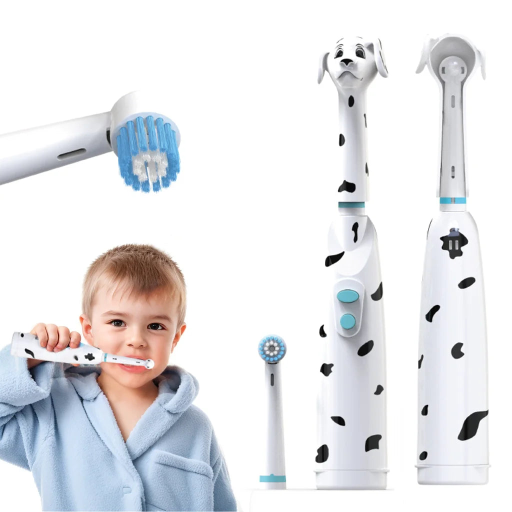 Children's Electric Toothbrush with Fun Cartoon Design