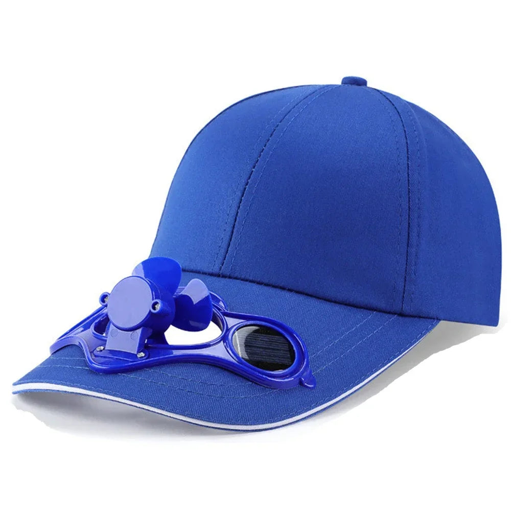 Solar Fan Cap | Lightweight UV Protection Baseball Hat for Summer