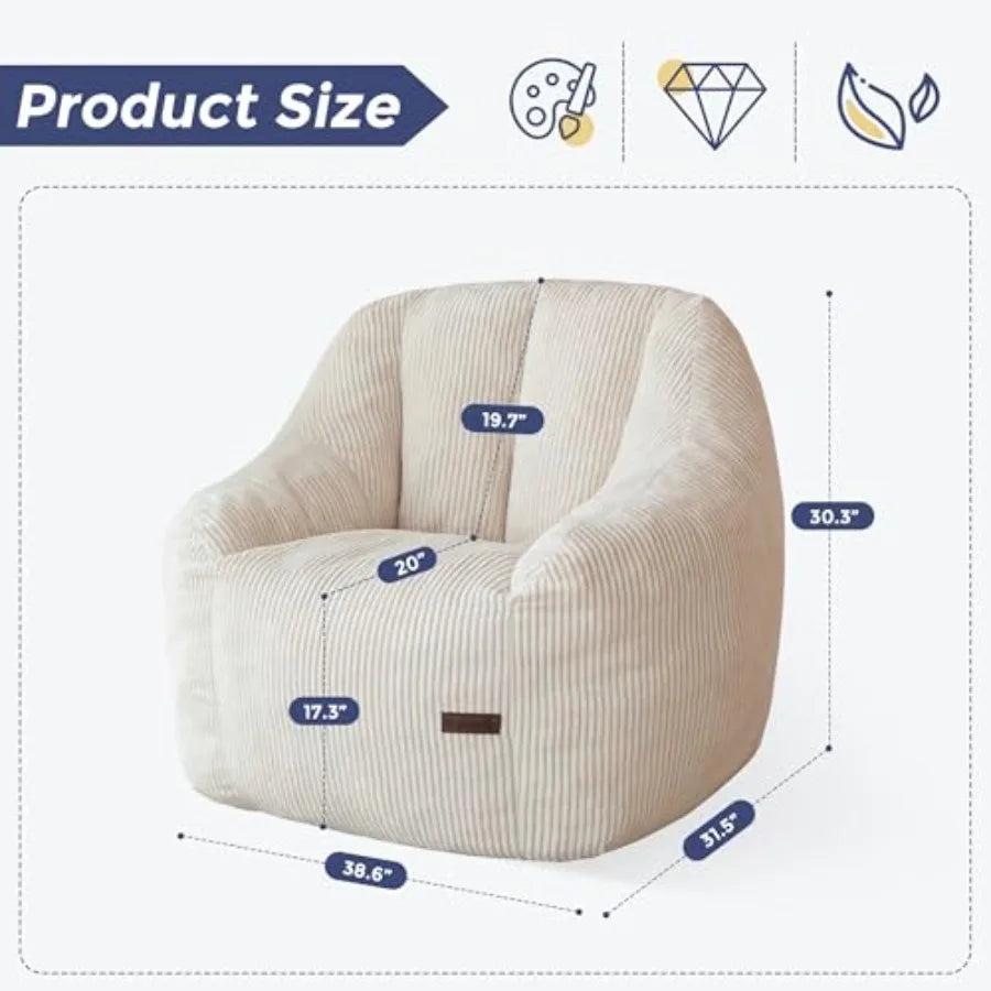Sillón Puff Acogedor | Máxima Comodidad para Relajarse y Ocio