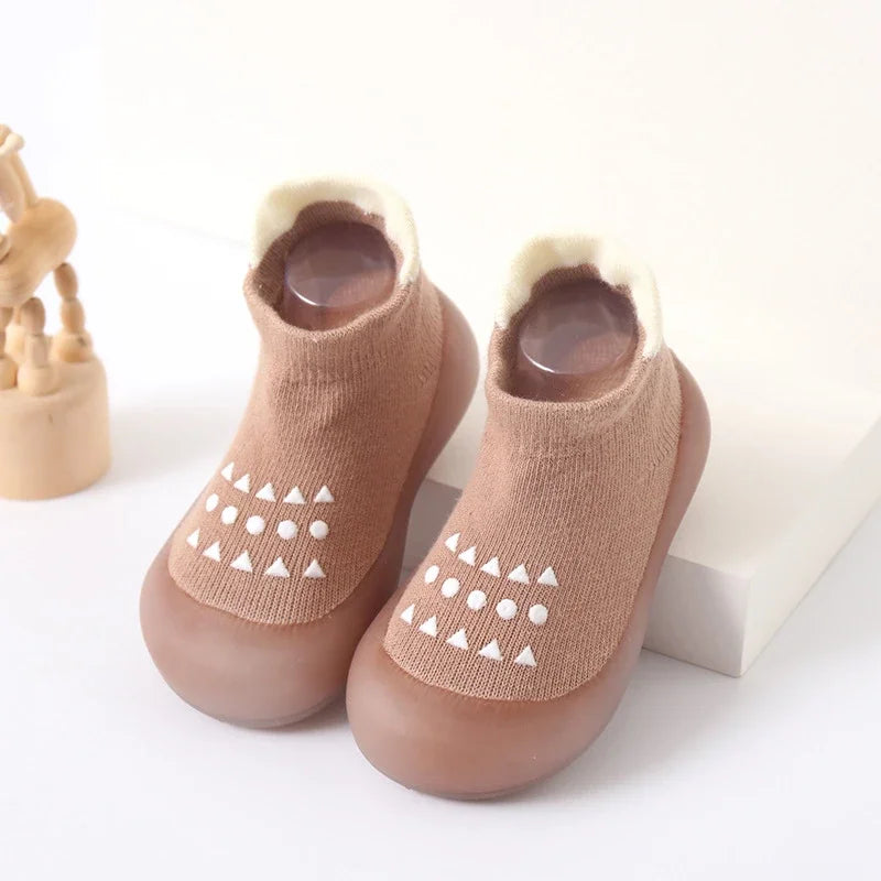 Cute Cartoon Baby Socks Shoes | Soft Rubber Sole for First Walkers