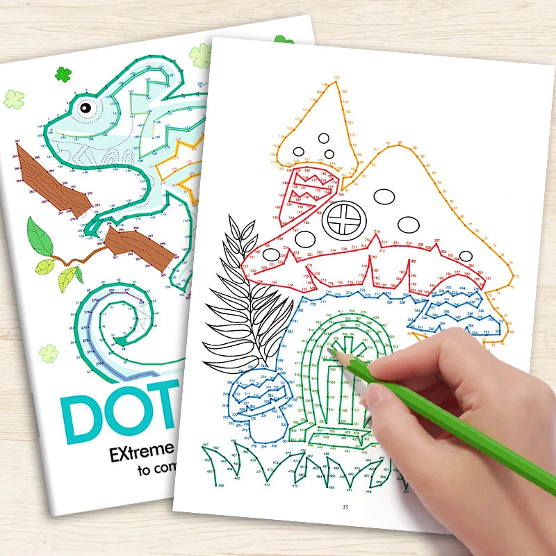 Extreme Dot To Dot Coloring Book | Fun Puzzle Activity for All Ages