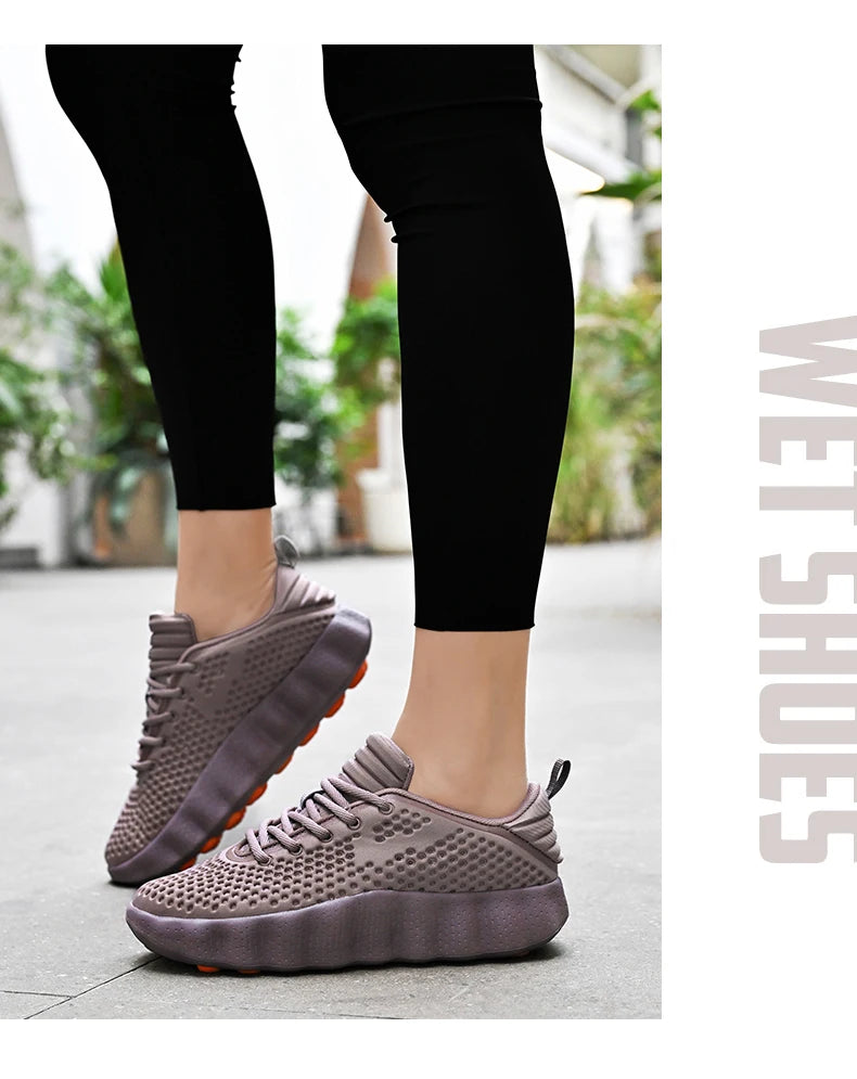 Men's Casual Thick Sole Sneakers | Breathable Summer Walking Shoes