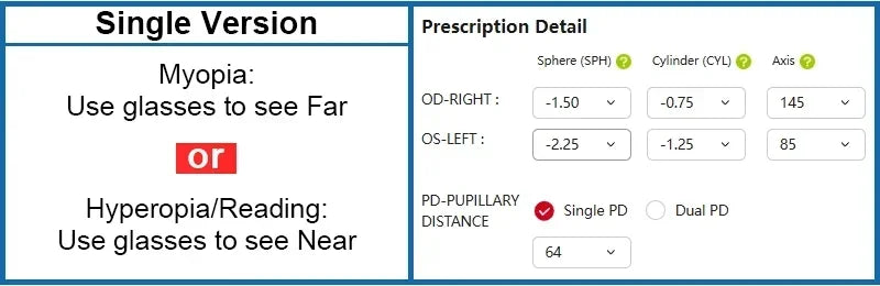 Unisex Pure Titanium Prescription Glasses | Anti Blue Light Eyewear
