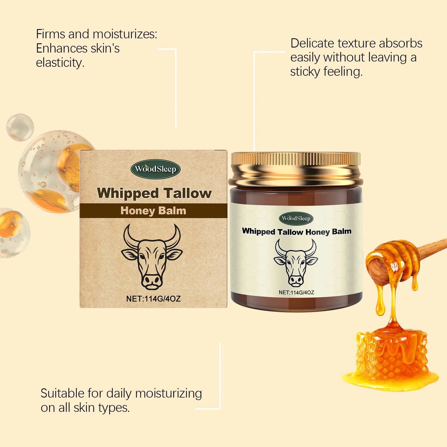 Nourishing Avocado & Honey Body Lotion | Non-Greasy Hydration