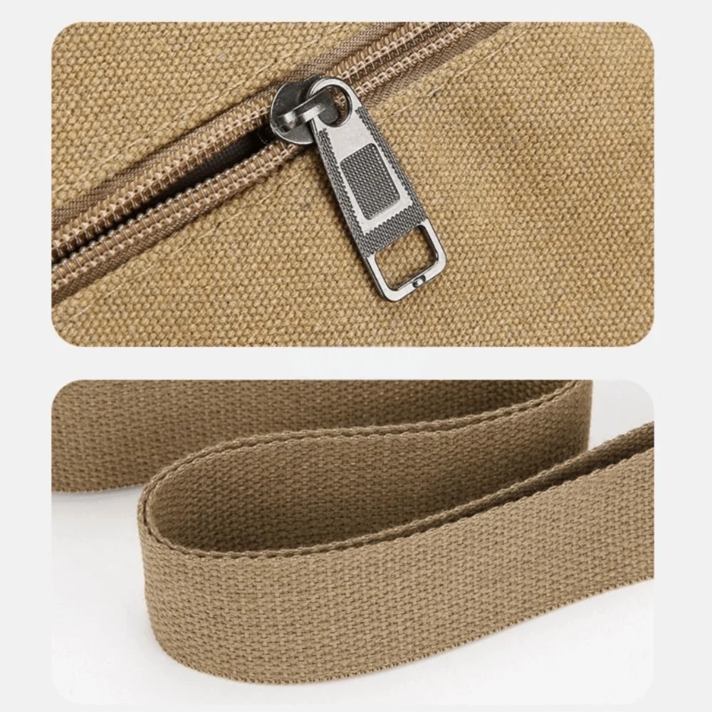 Bolso de Hombro de Lona Duradero de Gran Capacidad | Estilo Bandolera Versátil