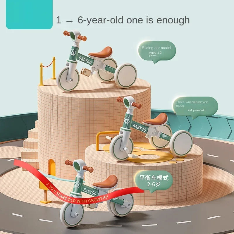 Multi-Function Walker Tricycle for Kids | Safe Balance Car Toy