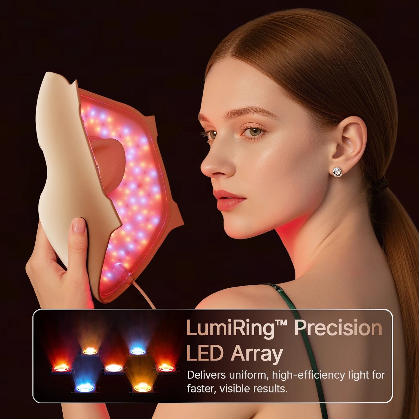 Portable 4D LED Light Therapy Mask for Skin Rejuvenation