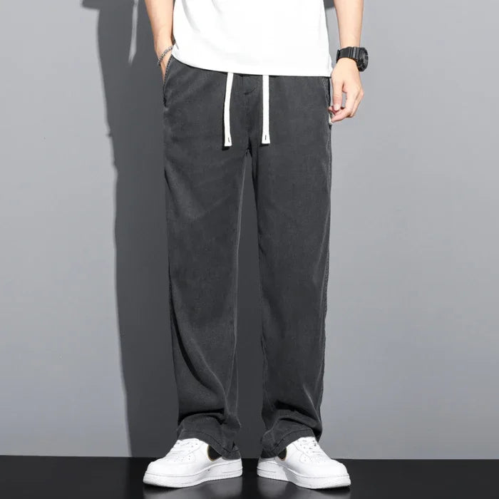 Men's Summer Thin Straight Pants | Comfortable Casual Trousers