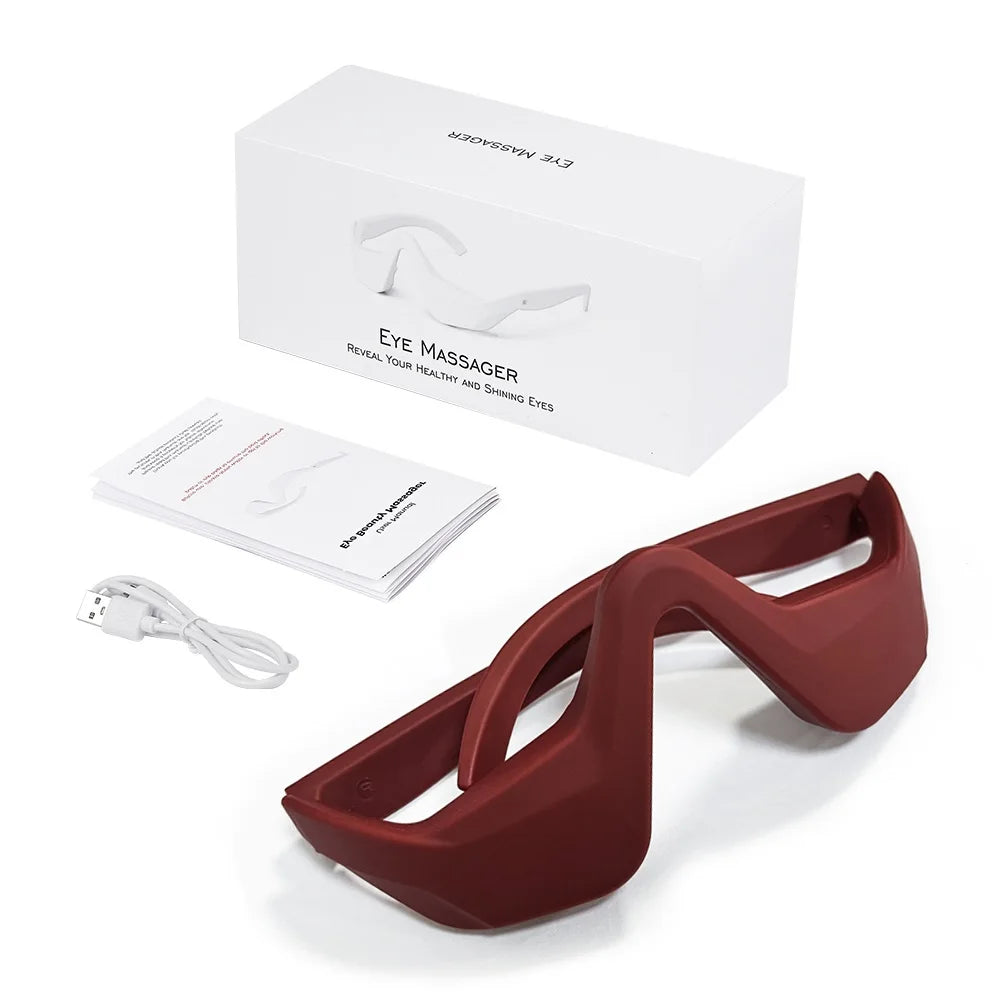 Eye Fatigue Relief Massager Glasses | Soothing Under-Eye Treatment