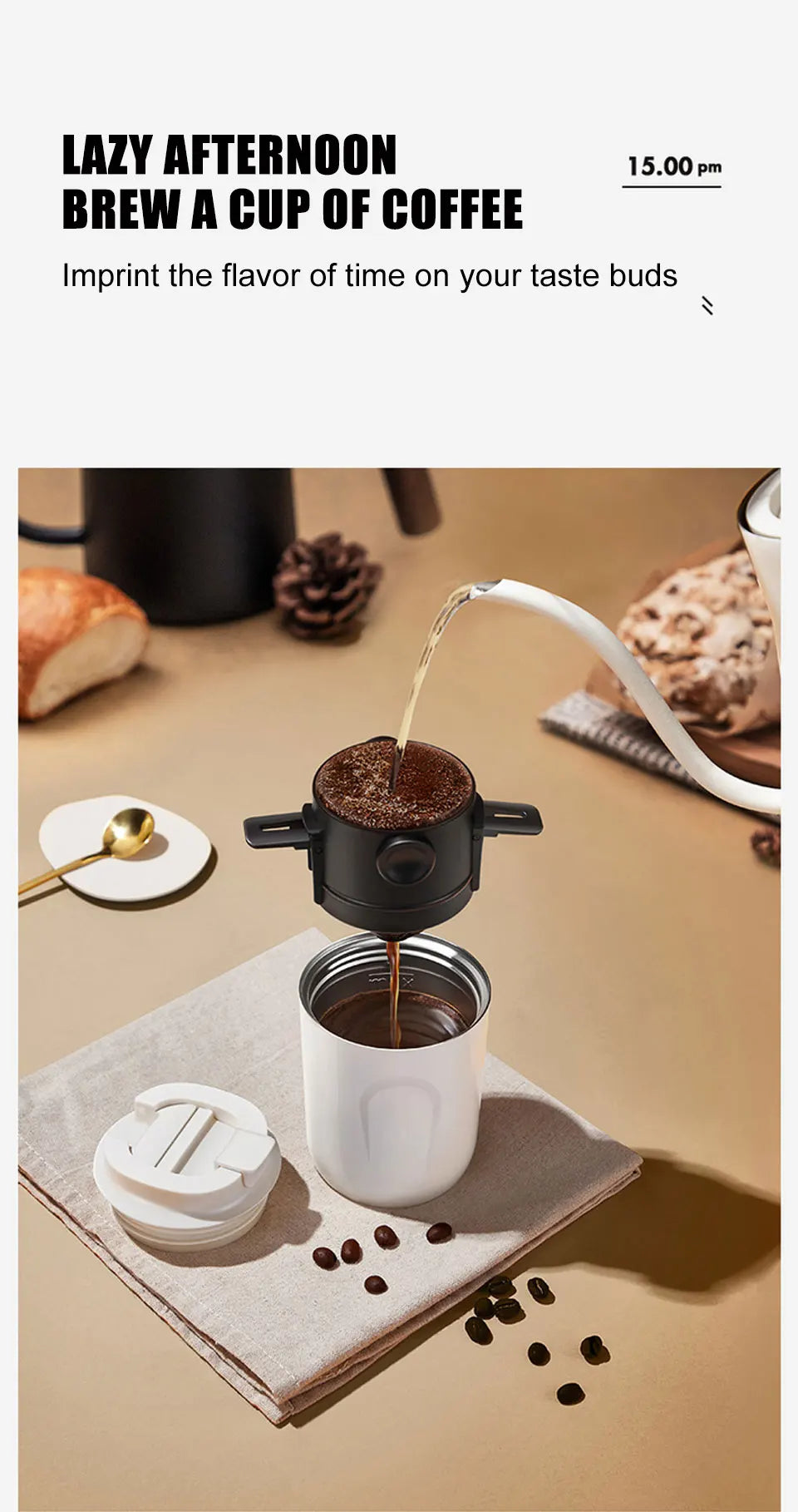 Insulated Travel Coffee Mug | Mini Stainless Steel Tumbler