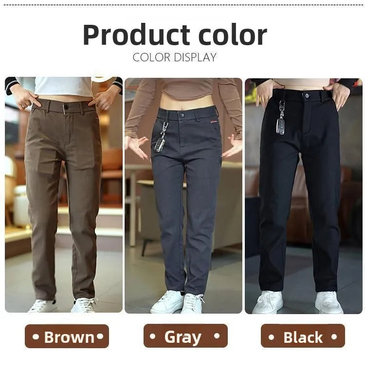 Men's Thick Fleece Wide-Leg Pants | Comfortable & Versatile Style