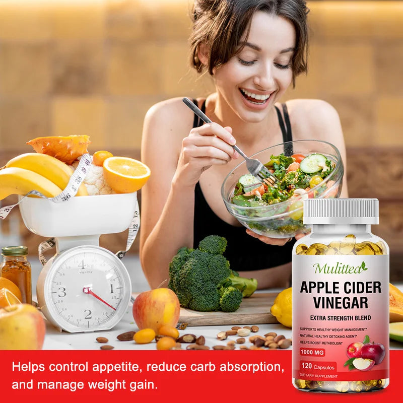 Apple Cider Vinegar Capsules with Keto Complex | Digestive Support