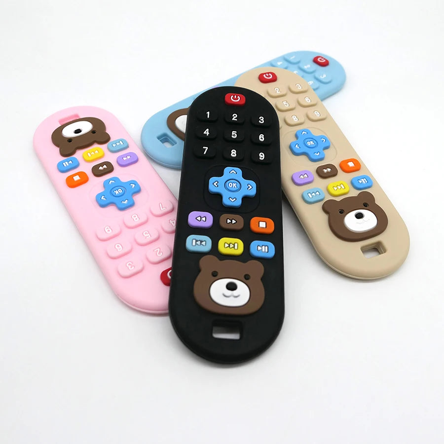 Children's Silicone Teething Remote Control Toy | Safe and Fun