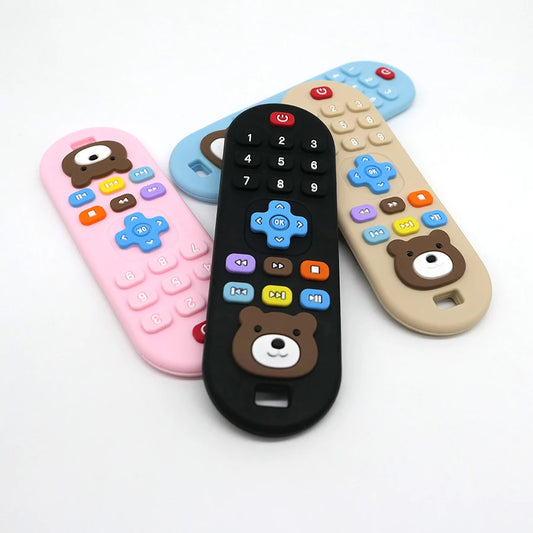 Children's Silicone Teething Remote Control Toy | Safe and Fun