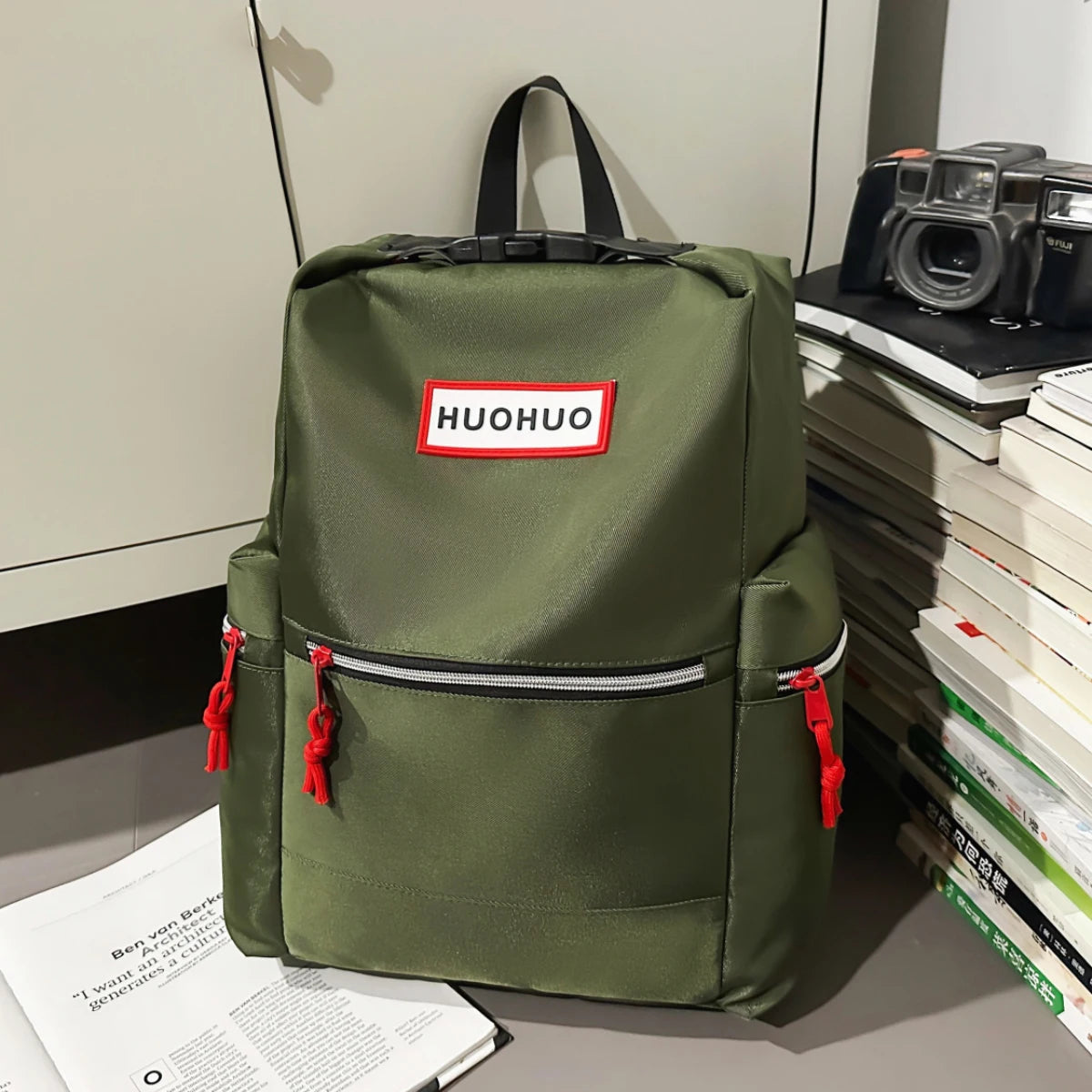 Couple's Backpack, Large Capacity, Lightweight Outdoor Travel Backpack, Fashionable School Bag for Female College Students, High School Students, Junior High School Students, for Class and Sports
