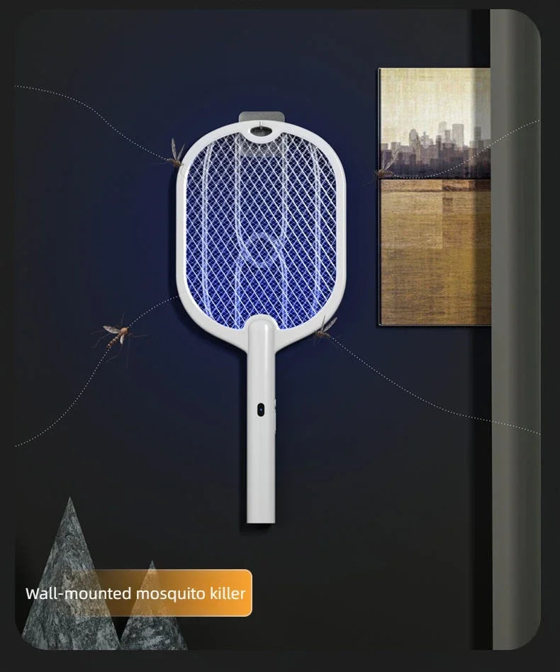 3000V Electric Mosquito Swatter with USB Charging | Pest Control