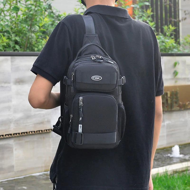 Lightweight Casual Riding Backpack | Large Capacity Crossbody Bag