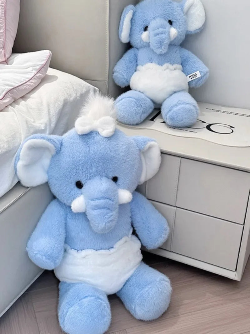 Kawaii Cute Elephant Plush Toy | Soft Comfy Baby Doll