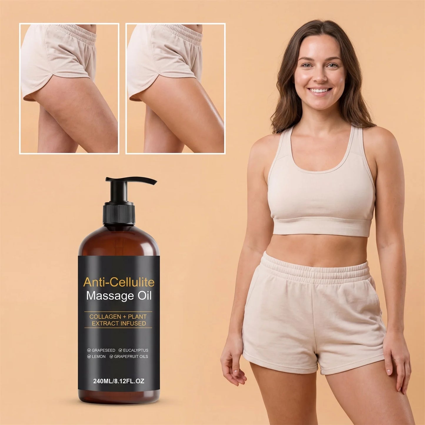 Collagen Firming Body Massage Oil | Smooth & Tone Skin