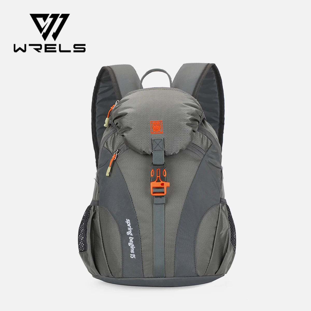 WRELS Outdoor Mountaineering Backpack Large Capacity Sports Backpack Waterproof Folding Schoolbag Ultra-light Cycling Traveling