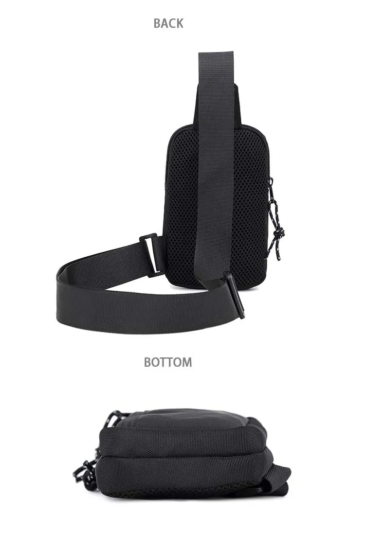 Trendy Men's Crossbody Bag | Stylish Diagonal Shoulder Backpack