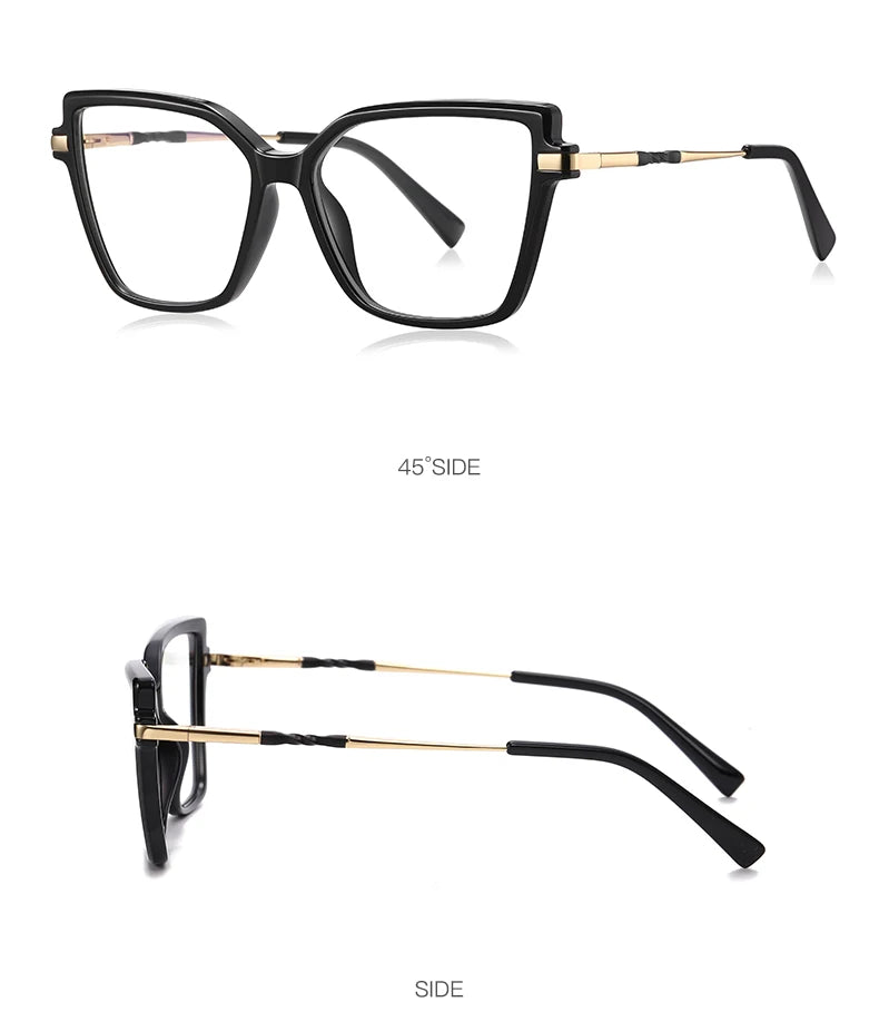 Fashionable Square Reading Glasses for Women | Anti-Blue Light