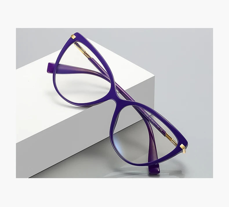 Fashionable Anti Blue Light Cat Eye Glasses for Women | Stylish Protection