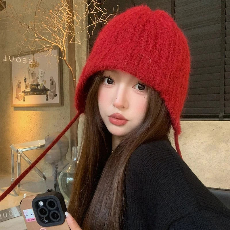 Winter Knitted Earmuff Hat | Casual Fashion Protection & Warmth