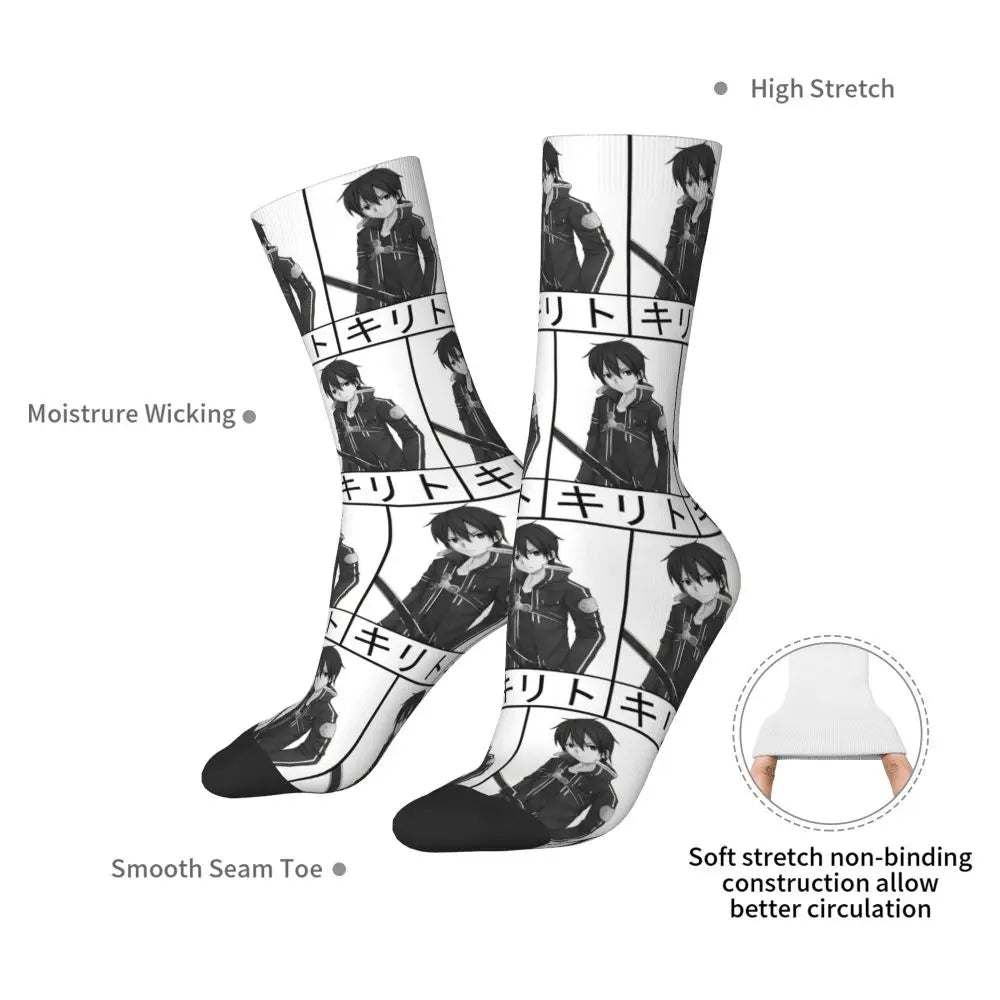 Super Soft Anime Logo Socks | Ultimate Comfort for All Seasons