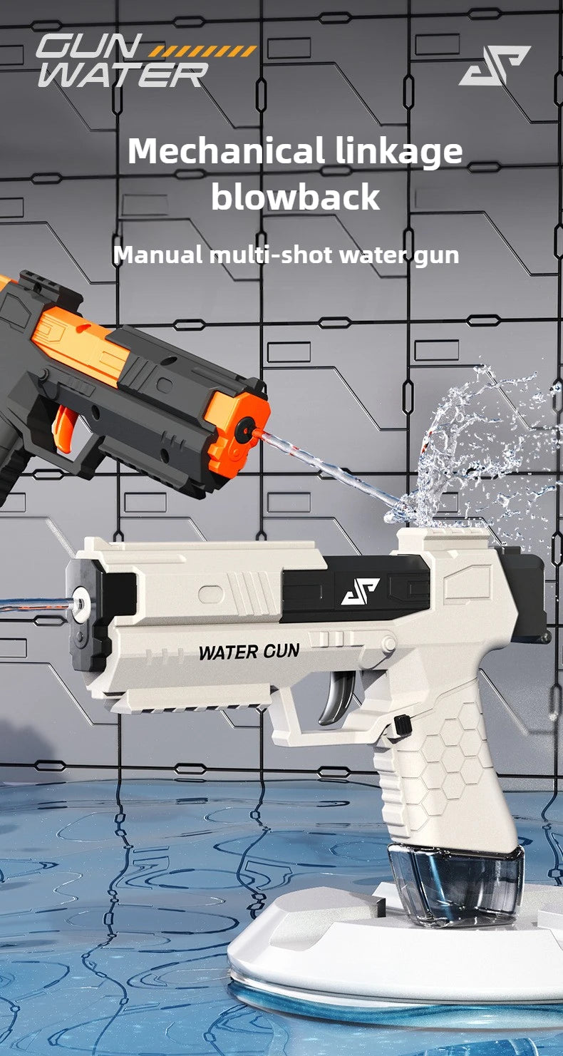 Manual Burst Water Gun | Fun Summer Outdoor Toy for Kids