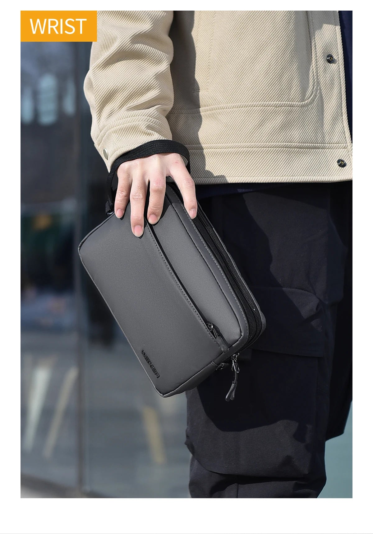 Men's Waterproof Messenger Bag | Versatile Outdoor Shoulder Bag