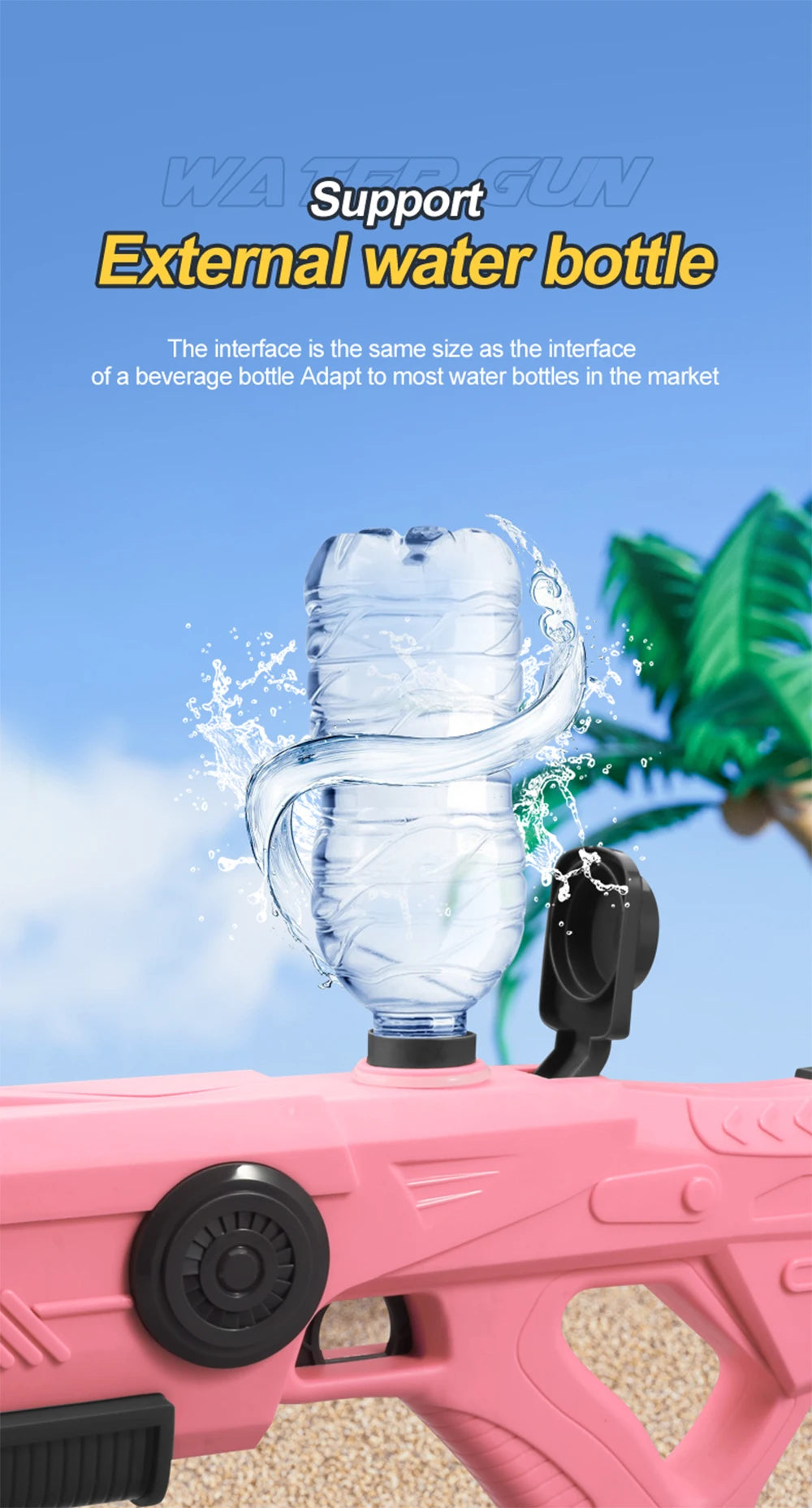 Electric Automatic Water Storage Spray Gun | Summer Fun