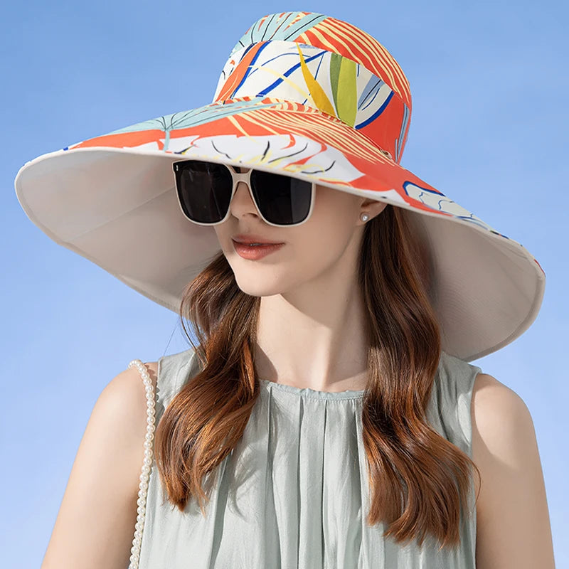 Women's Double-Sided Cotton Fisherman Hat | Sun Protection Hat