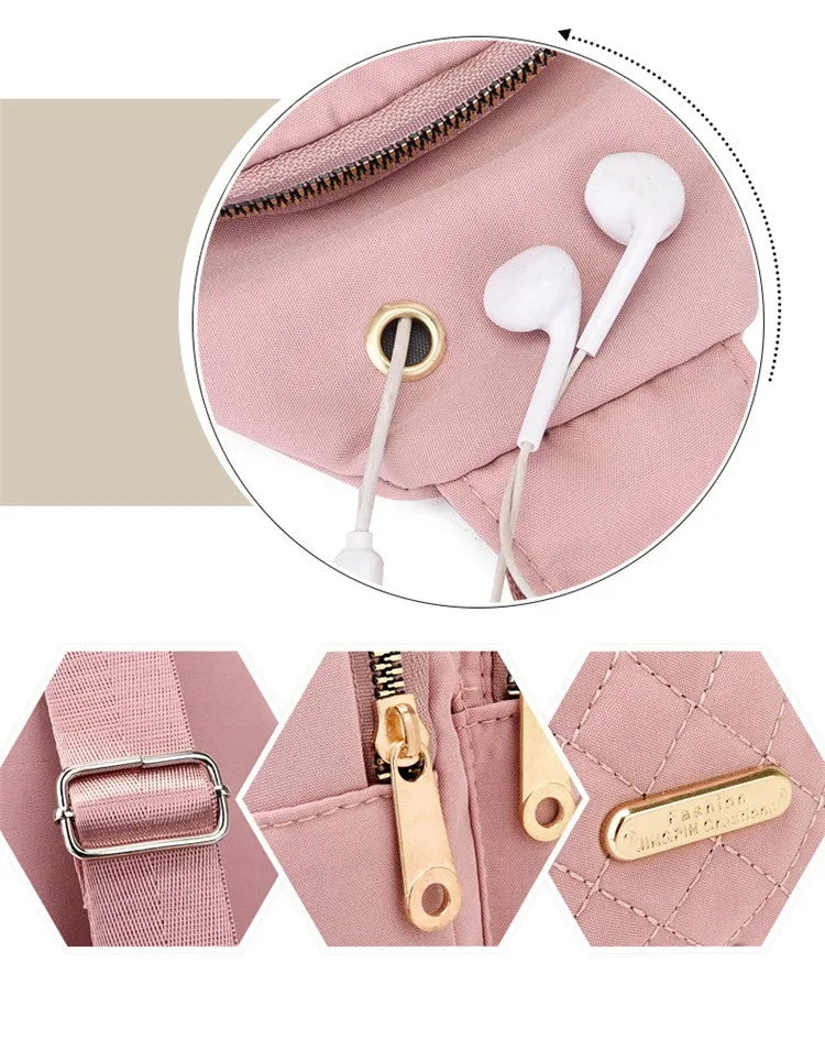 Fashionable Waterproof Crossbody Bag for Women | Large Capacity Sling