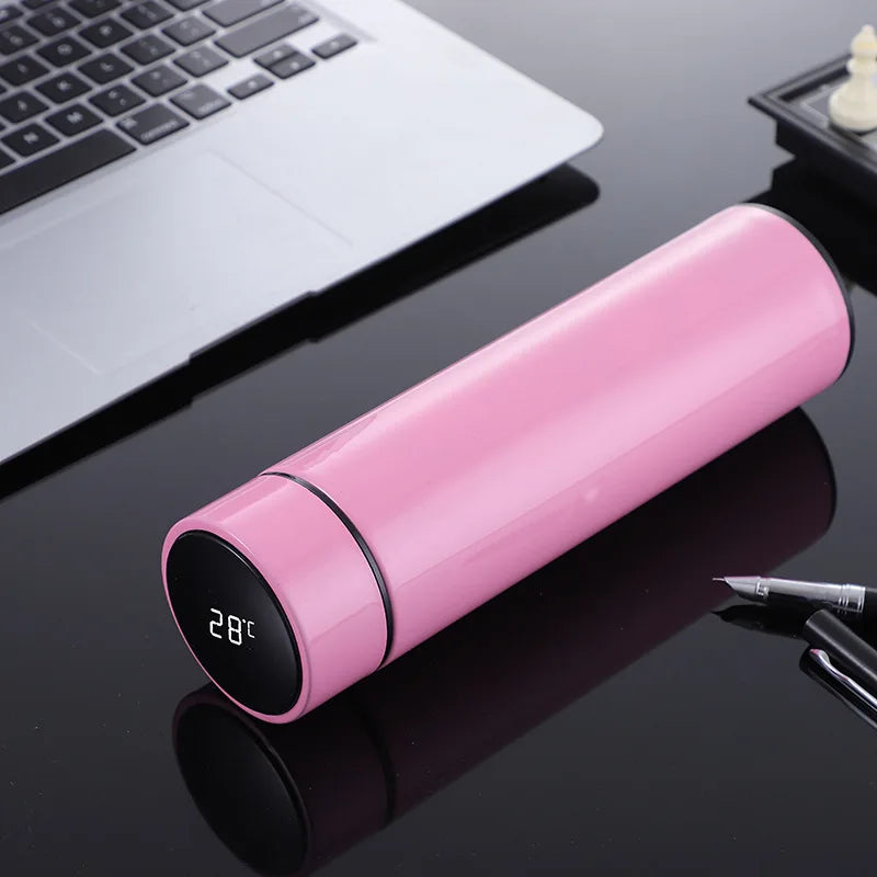 500ML Smart Insulated Water Bottle with Temperature Display