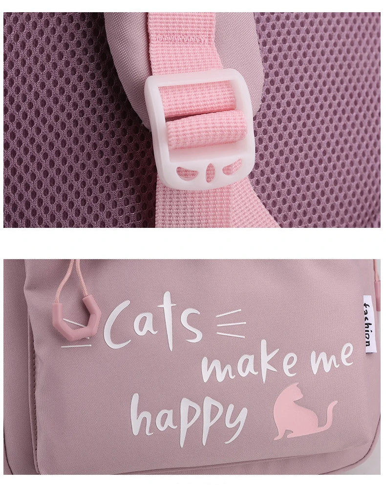 Stylish Pink School Backpack for Girls | Fashion Meets Functionality