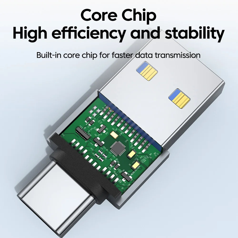 USB 3.0 Male to Type-C Adapter | Fast Charging & Data Transfer