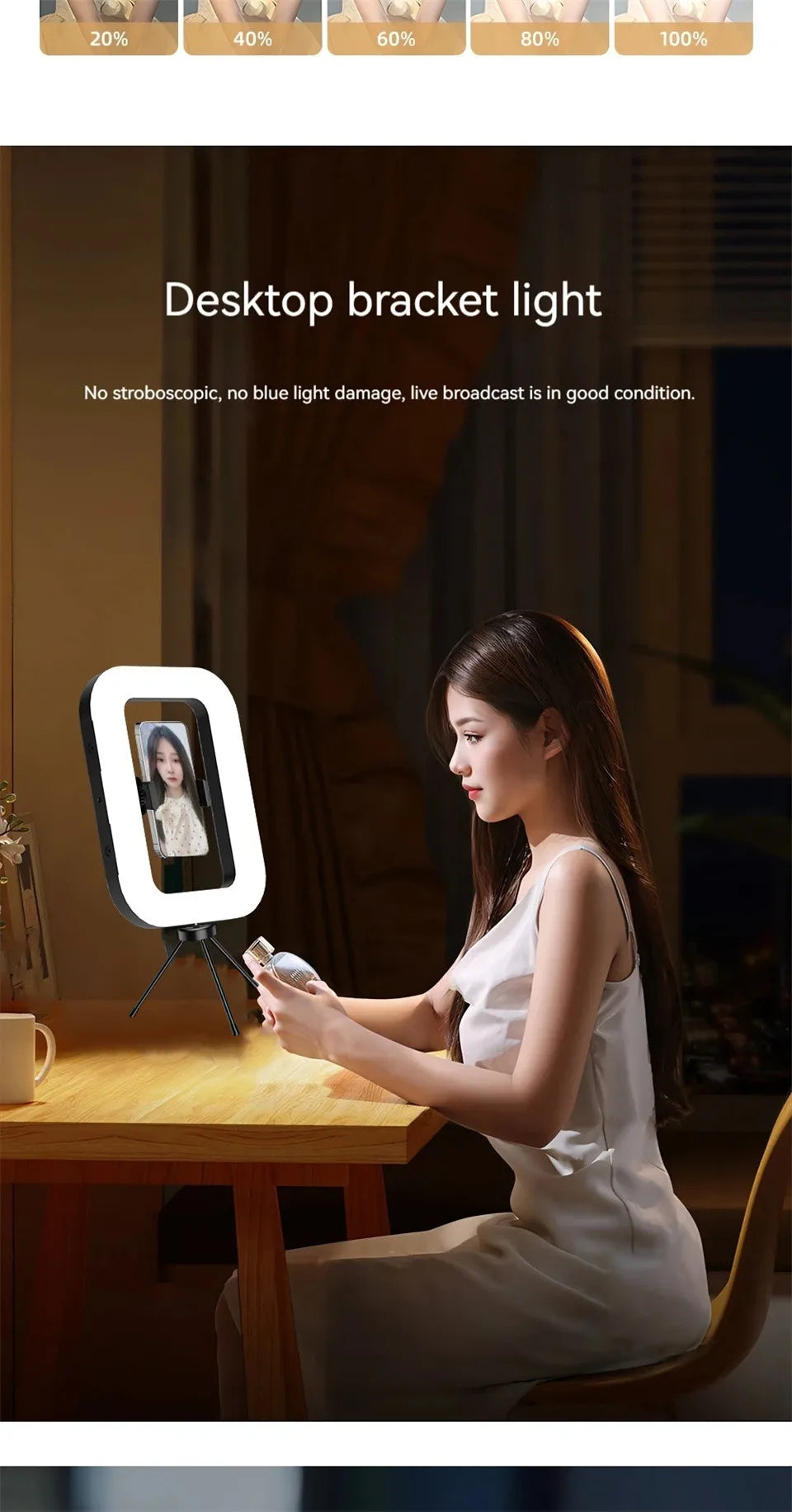 Portable Handheld LED Ring Light | Perfect for Live Streaming