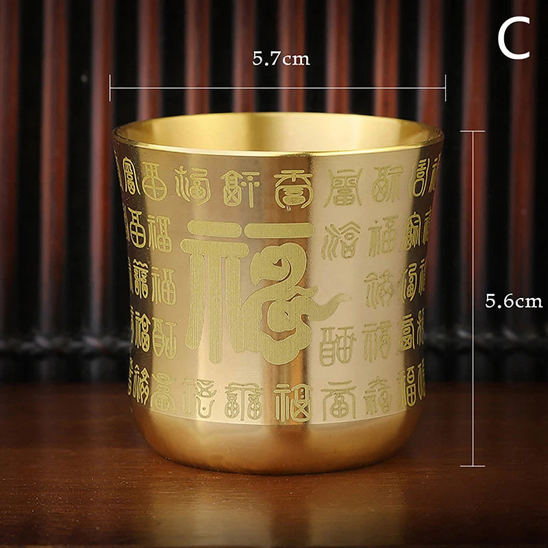 Antique Brass Tea Cup | Elegant Homeware for Tea and Coffee